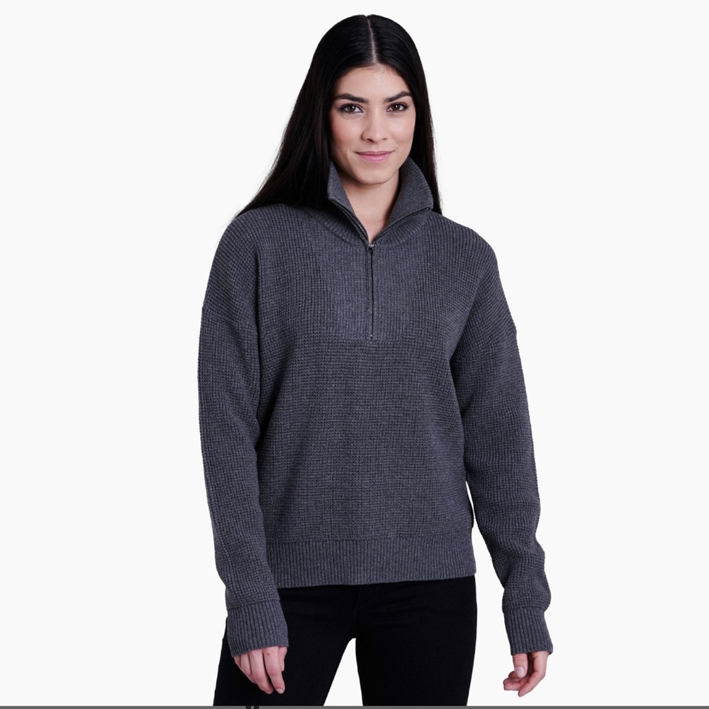 Womens KÜHL NORDA™ 1/4 ZIP SWEATER Size XLarge